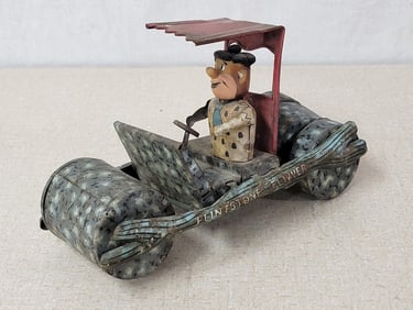 Marx Flintstone Flivver Tin Litho Friction Toy Car