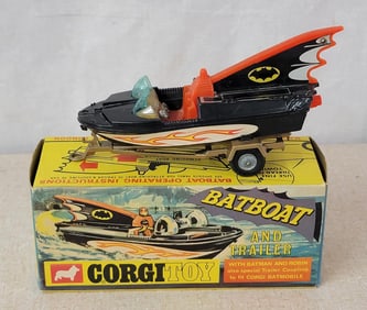 Corgi Toy Batboat & Trailer NIB