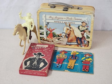 Roy Rogers Metal Lunch Box & More