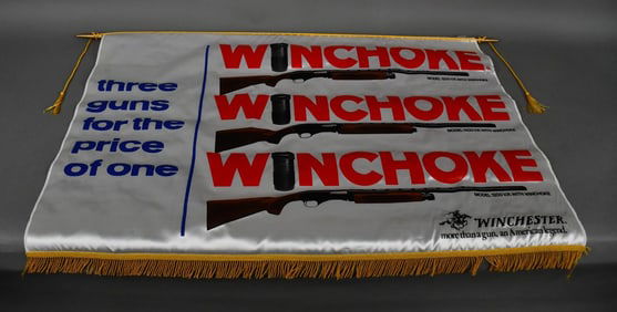 Winchester Shotgun Silk Banner w/Winchoke Guns