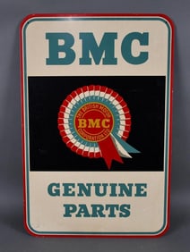BMC Genuine Parts w/Logo Metal Sign (TAC)