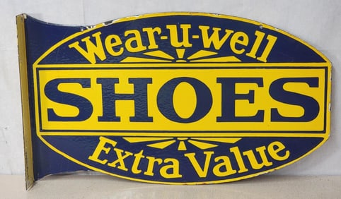 Reproduction Wear-u-Well Porcelain Sign