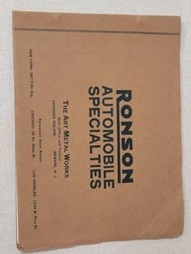 Ronson Automobile Specialties (Mascot) Catalog