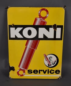 Koni Service w/Logo Porcelain Sign (TAC)