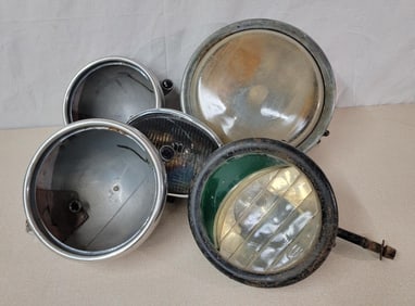 Box Lot of Automobile Headlamps