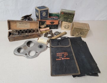 Large Box Lot of Ford, Trico and More Boxes
