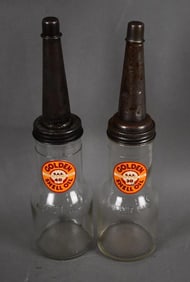 2-Quart Oil Bottles w/Shell Decals