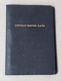 1922-1924 Lincoln Motor Cars Sales Manual