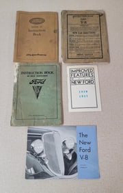 Ford "The New Ford V-8 and Other Ford Literature/Manual