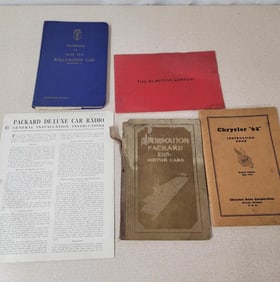 Rolls-Royce, Packard, Chrysler & Almstead Literature