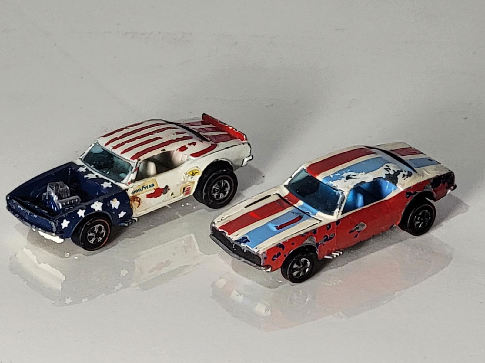 Hot Wheels Red Line Heavy Chevy & Custom Camaro both Customized (1 of 5)