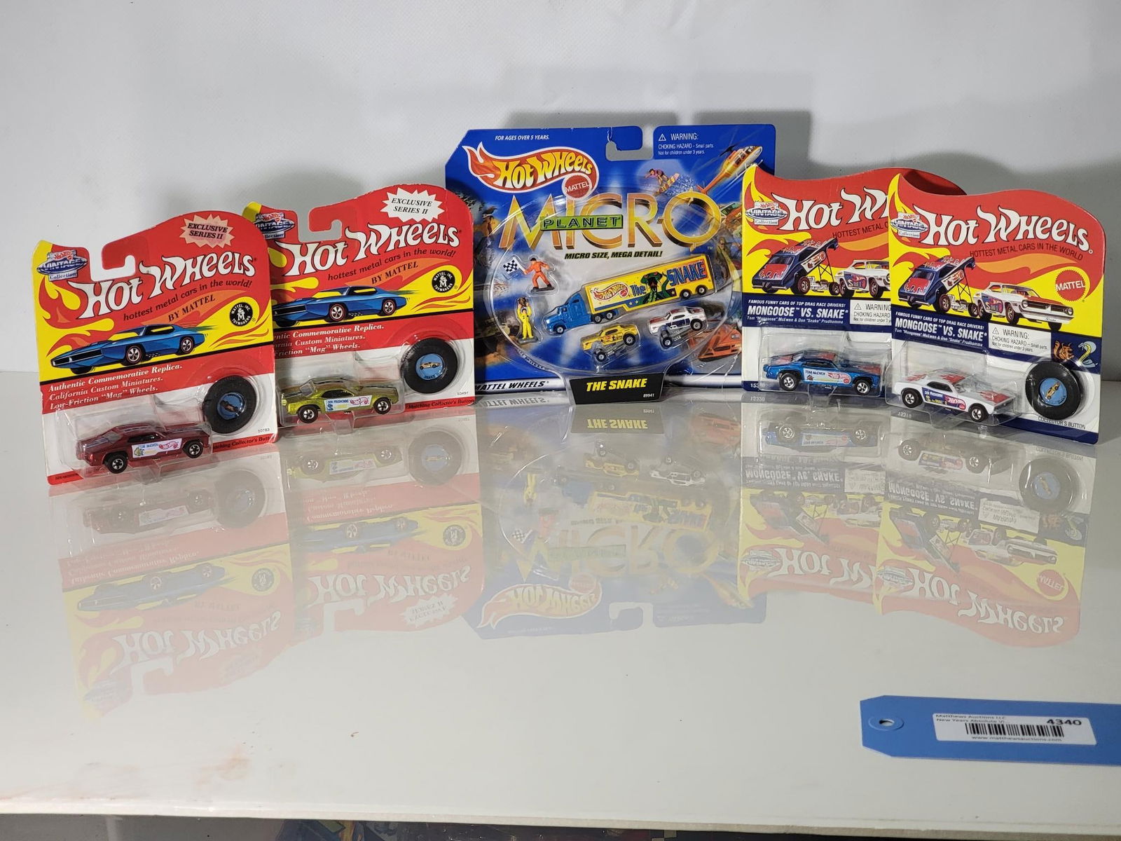 2-Sets of Hot Wheels Mongoose vs Snake 1990's (1 of 6)