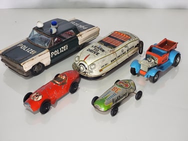 5-Metal Toy Cars