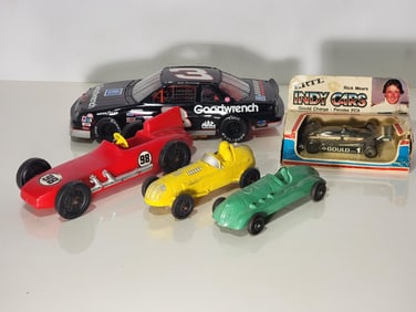5-Toy Race Cars, Ertl, Auburn and more