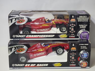 2-Tyco Target 6V DP Racer NIB
