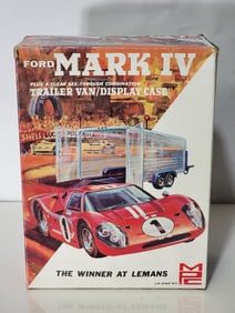 Rare MPC FORD Mark IV & Trailer Van #504-300 w/Box