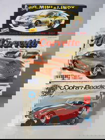 AMT Cobra Roadster, MPC Corvette & Super Mini-Lindy Model