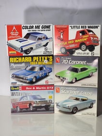 6-Model Automobile Kits all NIB