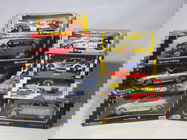8-Diecast Automobiles NIB