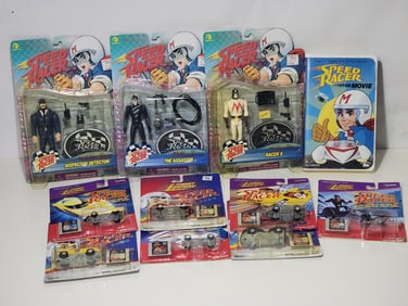 10-Speed Racer Toys all NIB & Movie
