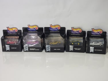 5-Hot Wheels Collectibles Vehicles NIB
