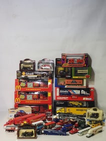 35+ Diecast Semis & Trailer, Trucks and Pickup Trucks 1/64 Scale