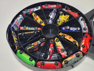 20-1/64 Scale Diecast Vehicles in a Hot Wheels Case