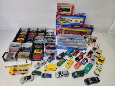 70+ 1/64 Siku & Other Diecast Vehicles some NIB