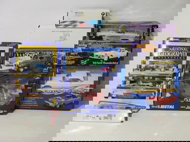 9-Diecast Vehicles 1/25 Scale or Less