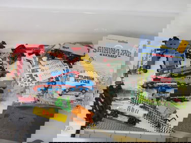 Box of HO Scale Train Items