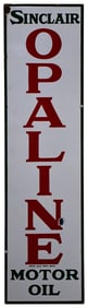 Sinclair Opaline Motor Oil Porcelain Vertical Sign (TAC)