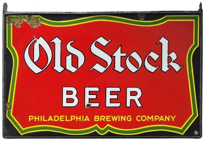 Old Stock Beer Porcelain Sign (TAC)
