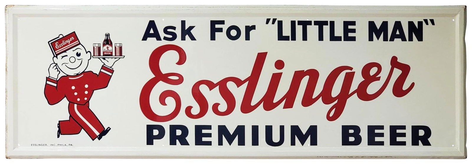 Esslinger Premium Beer w/Logo Metal Sign (TAC) (1 of 7)