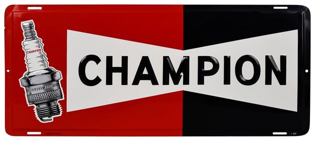 Champion (spark plugs) Metal Sign (TAC)