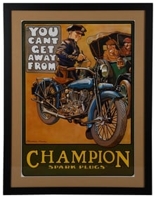 Champion Spark Plugs Poster Reprint