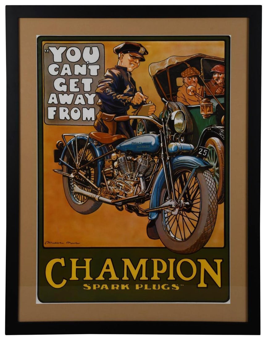 Champion Spark Plugs Poster Reprint (1 of 5)
