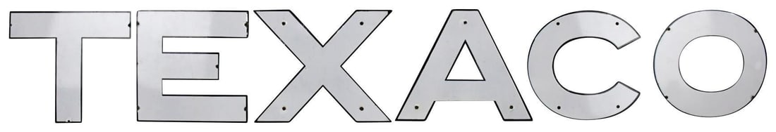 TEXACO Porcelain Letters (TAC) (1 of 6)