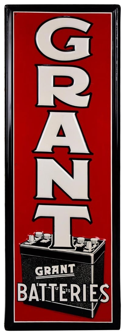 Grant Batteries Metal Sign (TAC) (1 of 7)