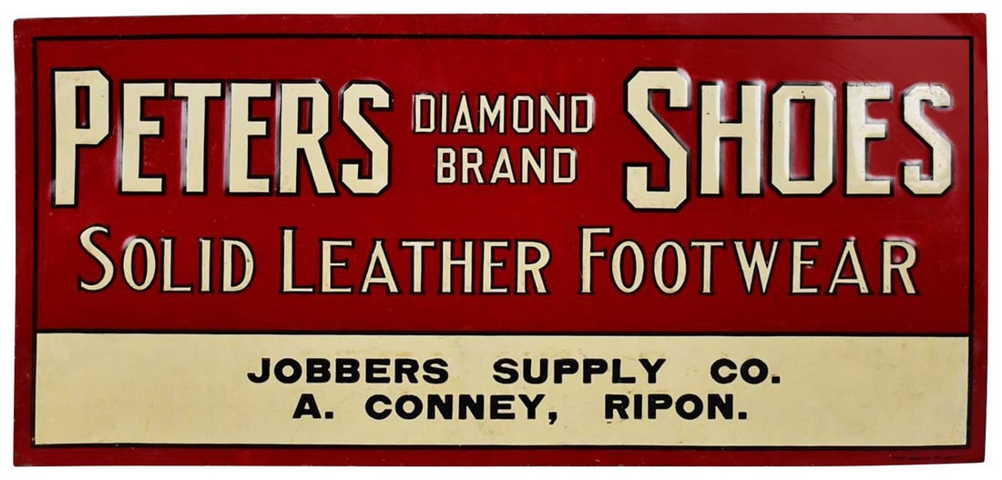 Peters Shoes Diamond Brand Metal Sign (TAC) (1 of 5)