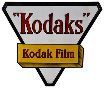 "Kodaks" Kodak Film Porcelain Sign (TAC)