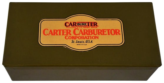 Carter Carburetor Metal Parts Box (TAC)