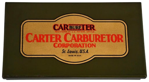 Carter Carburetor Metal Parts Box (TAC)