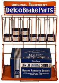 1946 Delco Brake Products Metal Display w/Product (TAC)