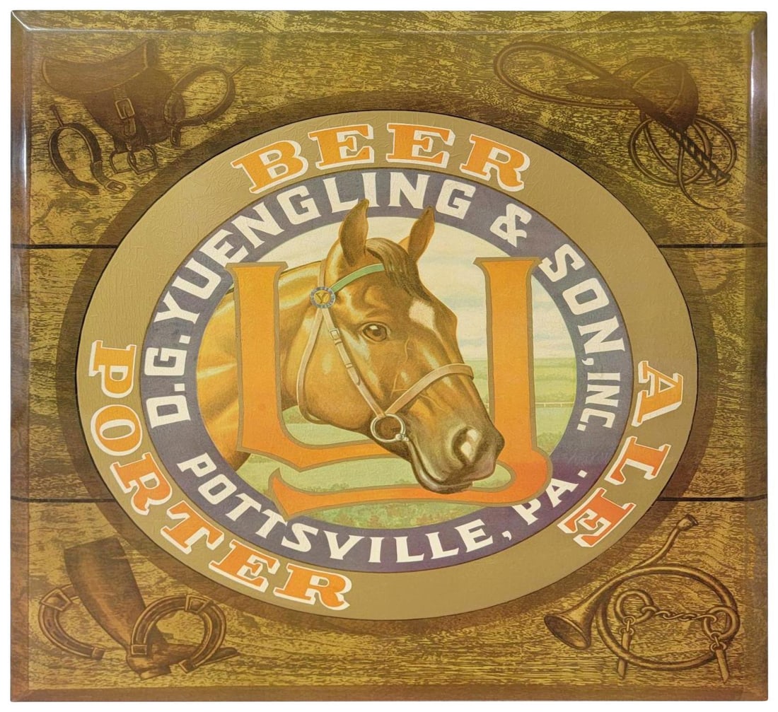 D.G. Yuengling & Son Inc. Beer-Porter-Ale Celluloid Sign (1 of 6)