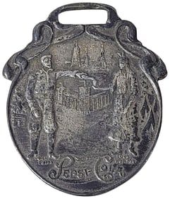 Sterling Silver Pepsi-Cola Watch Fob