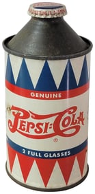 Pepsi-Cola Metal Cone-Top Can (TAC)