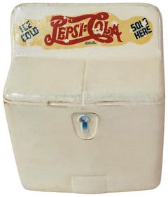 Pepsi-Cola Coin Bank in Heintz "Gullwing" Style