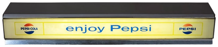 Pepsi-Cola "Enjoy Pepsi" Cash Register Lighted Sign