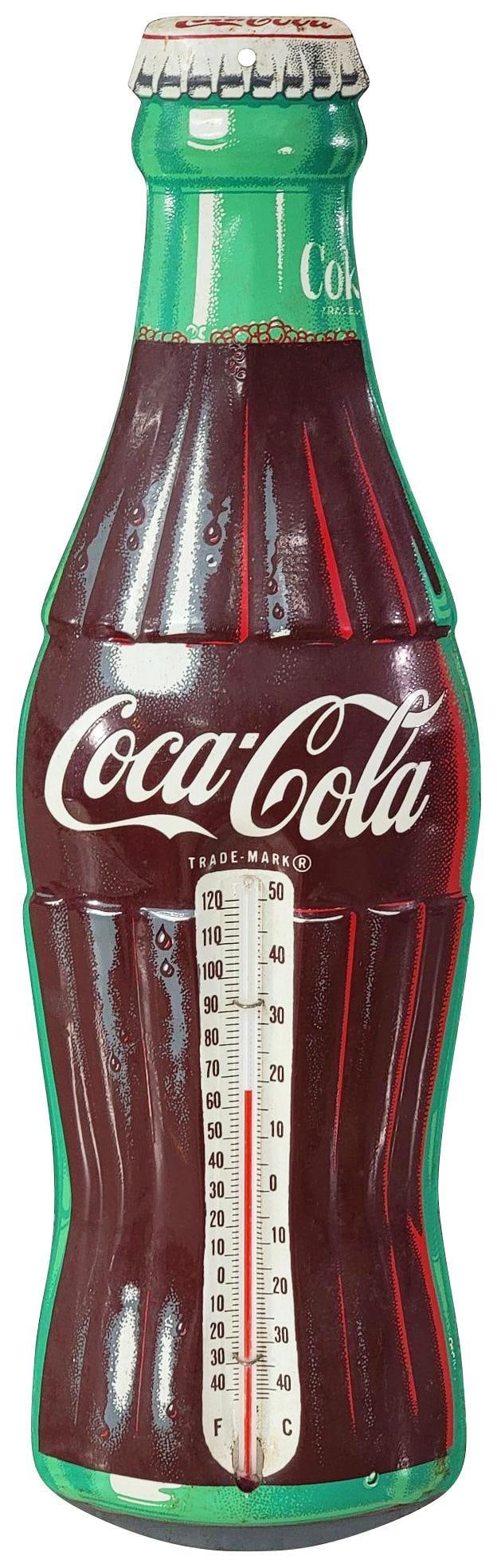 Coca-Cola Bottle-Shaped Metal Thermometer (TAC) (1 of 6)
