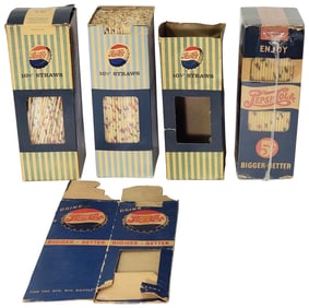 5-Pepsi-Cola Straw Boxes